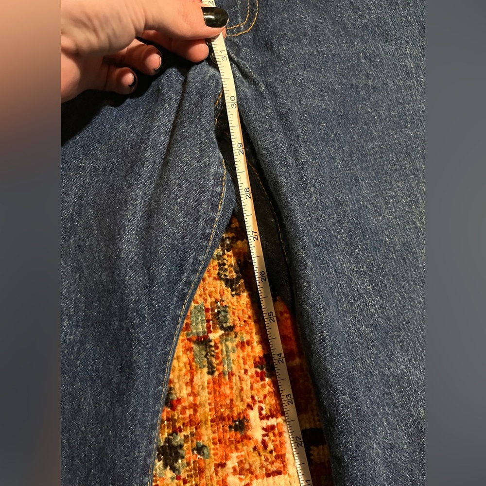 Levis Orange Tab 575 Flare Bell Bottom Jeans 38 (35)X 32 Vintage Great Condition - Picture 10 of 14